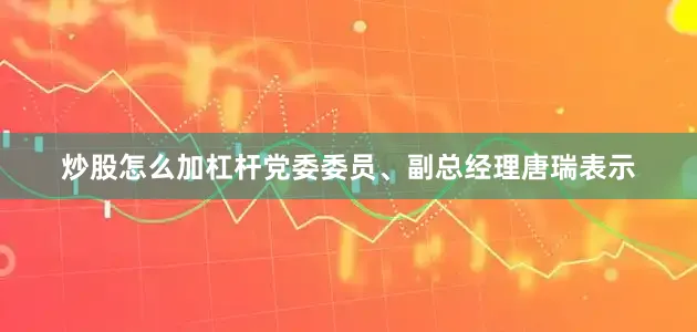 炒股怎么加杠杆党委委员、副总经理唐瑞表示